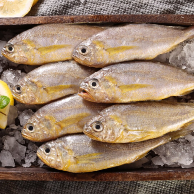 冻小黄花鱼新鲜海捕小黄鱼4斤装烧烤食材生鲜鱼类黄鱼 小黄