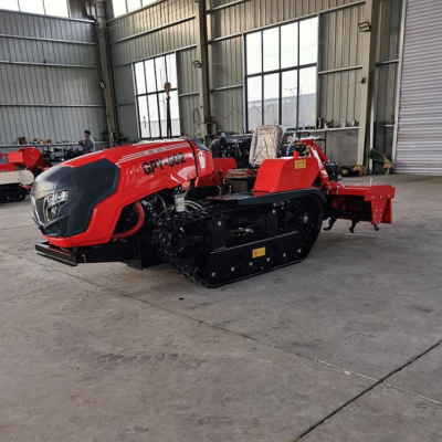 履带式大型农用可坐人田园管理旋耕机 大马力多功能农机